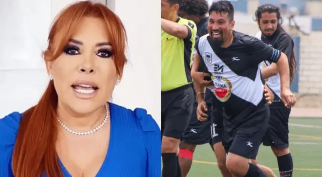 La condcutora Magaly Medina cuestionó que a Aldo Miyashiro se le haya tratado como una ‘estrella’ al volver a las canchas del fútbol pese a la infidelidad a su esposa Érika Villalobos.