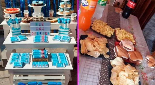 El padre publicó en Facebook todo lo que compró y organizó.