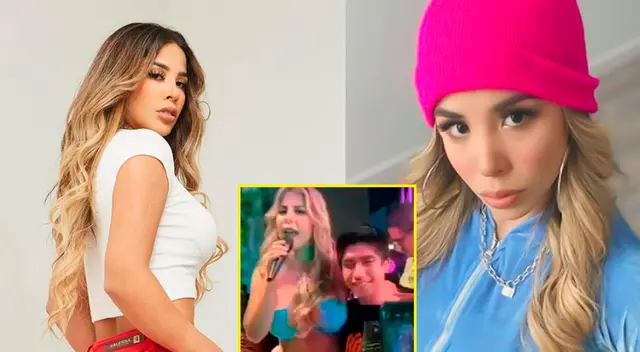 Gabriela Serpa molesta con sujeto que la acosó en evento Gabriela Serpa molesta con sujeto que la acosó en evento