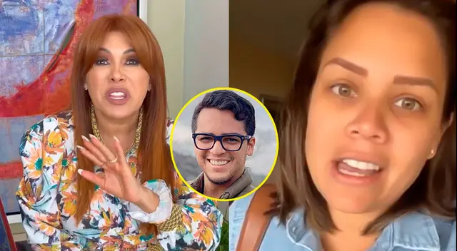 Magaly Medina se molesta y 'cuadra' a Andrea San Martín. Magaly Medina se molesta y 'cuadra' a Andrea San Martín.