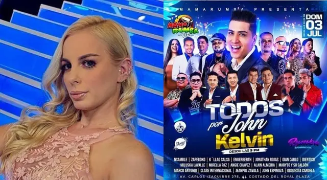 Dalia Durán declara sobre el anuncio de John Kelvin de ayudarla en su negocio Dalia Durán declara sobre el anuncio de John Kelvin de ayudarla en su negocio