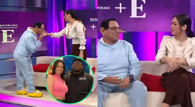 Jazmín Pinedo tuvo curioso encuentro con Martín Vizcarra.