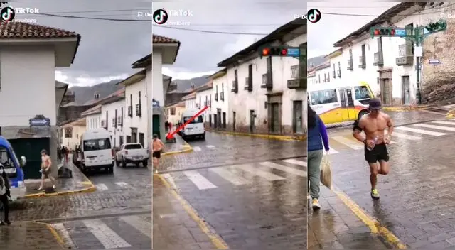 La escena es viral en la popular plataforma de vídeos alcanzando miles de reproducciones.