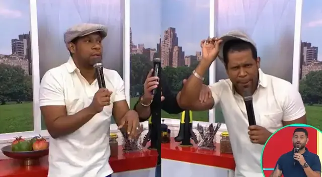 Yaco Eskenazi llegó al set de América Hoy y quiso bromear a Edson Dávila por su gorro, sin esperar que él lo parcharía y mostraría su cabellera. Yaco Eskenazi llegó al set de América Hoy y quiso bromear a Edson Dávila por su gorro, sin esperar que él lo parcharía y mostraría su cabellera.