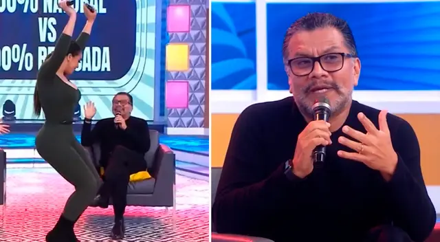 Tomás Angulo tuvo inesperada reacción con Mirella Paz.