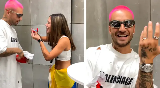 Maluma aceptó casarse con fan. Maluma aceptó casarse con fan.