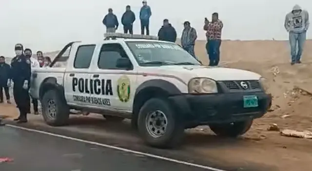 Policía muere en la Panamericana Norte Policía muere en la Panamericana Norte