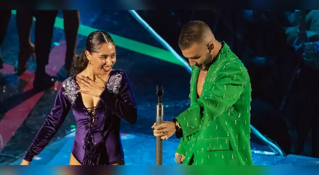 Manuel Turizo en los Premios MTV MIAW 2022.