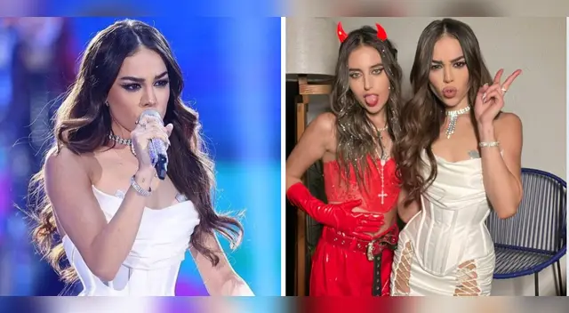 Danna Paola y Nicole Favre juntas en los MTV MIAW 2022.
