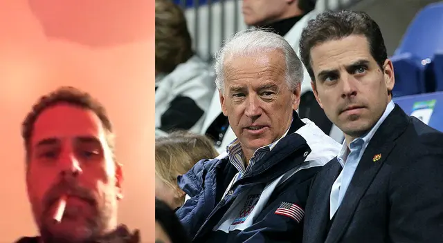 Hunter Biden, hijo de Joe Biden, es captado drogandose Hunter Biden, hijo de Joe Biden, es captado drogandose