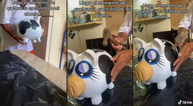 Particular escena de una familia se hizo viral en las redes sociales.