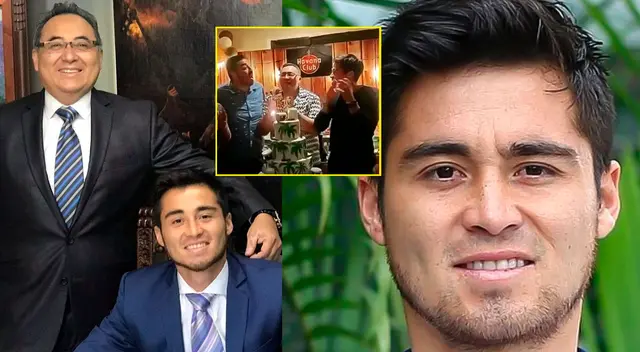 Rodrigo Cuba luce feliz y baila en en cumpleaños de su papá