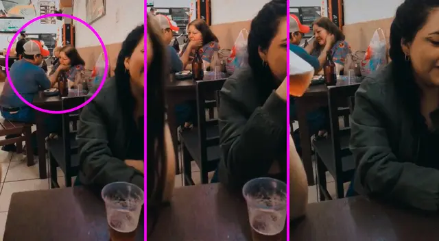 La pareja estaba pasando un momento romántico en el bar. La pareja estaba pasando un momento romántico en el bar.