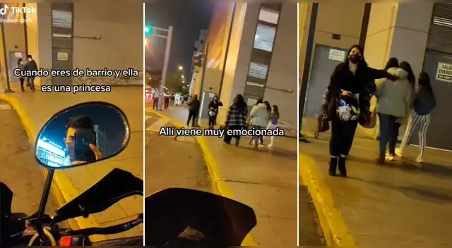 La escena se ha vuelto viral en las redes sociales.