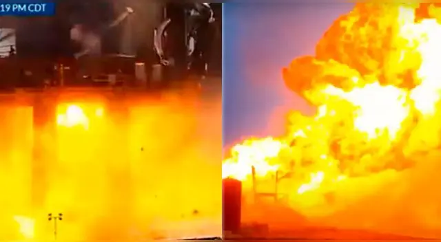 Así fue la impactante explosión de la nave de Elon Musk.