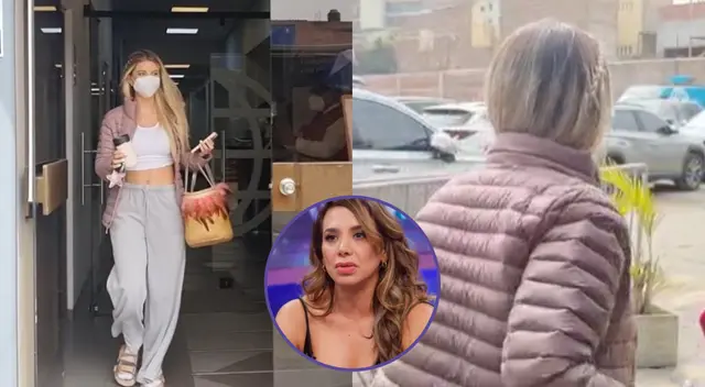 Brunella Horna evita dar declaraciones sobre Mónica Cabrejos Brunella Horna evita dar declaraciones sobre Mónica Cabrejos