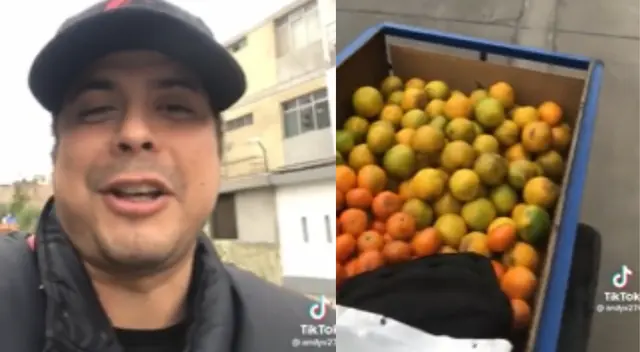 ¿Andy V ahora se estaría recurseando como vendedor de mandarina? ¿Andy V ahora se estaría recurseando como vendedor de mandarina?