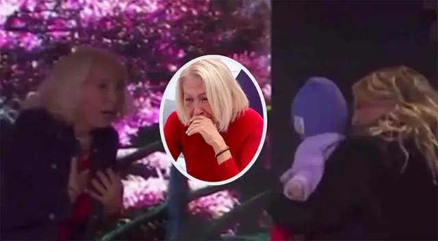 Laura Bozzo se reencuentra con su hija y nieto. Laura Bozzo se reencuentra con su hija y nieto.