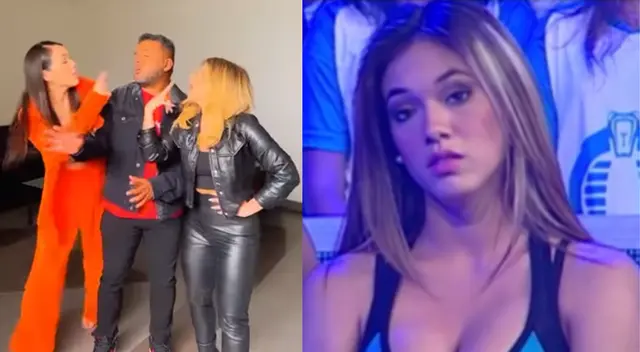 Johanna San Miguel y Jazmín Pinedo recrean pelea Johanna San Miguel y Jazmín Pinedo recrean pelea