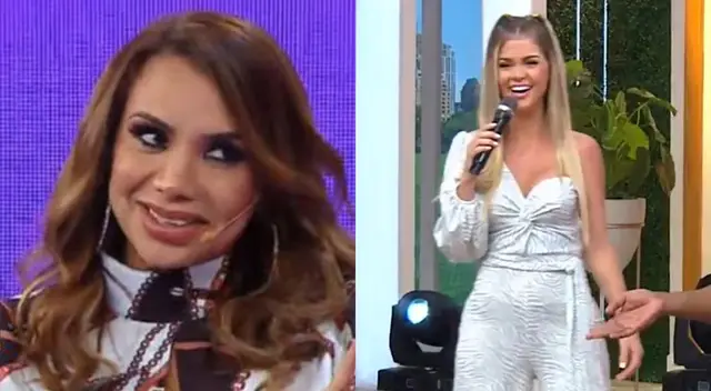 Mónica Cabrejos halaga a Brunella Horna.