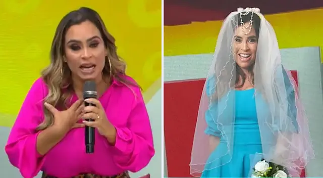 Ethel Pozo fue blanco de bromas por sus compañeros de América Hoy. Ethel Pozo fue blanco de bromas por sus compañeros de América Hoy.