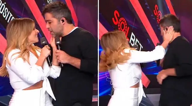 Johanna San Miguel y Renzo Schuller sorprenden con confianza. Johanna San Miguel y Renzo Schuller sorprenden con confianza.