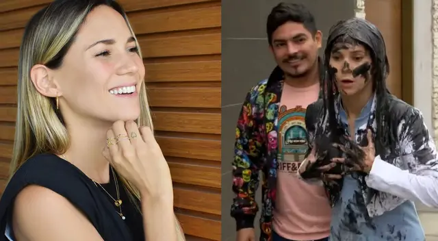 Los secretos de María Grazia Gamarra para grabar su primera escena con Erick Elera. Los secretos de María Grazia Gamarra para grabar su primera escena con Erick Elera.