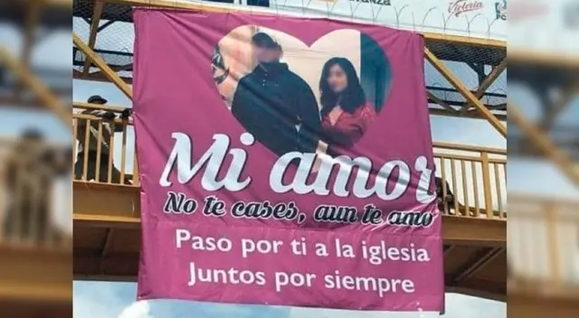 El joven hizo todo lo posible por retener a su expareja.