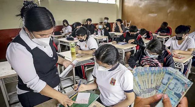 Durante el año 2023 se tendrá que aumentar el monto de 500 soles al sueldo básico de los profesores nombrados de la primera escala. Durante el año 2023 se tendrá que aumentar el monto de 500 soles al sueldo básico de los profesores nombrados de la primera escala.