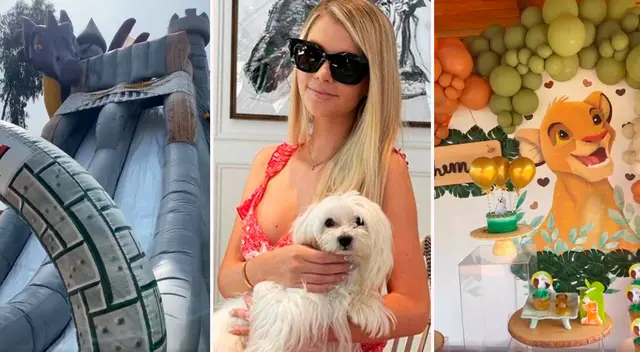 Brunella Horna festeja a lo grande el cumpleaños de su mascota. Brunella Horna festeja a lo grande el cumpleaños de su mascota.