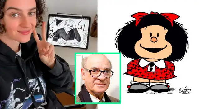 La joven argentina subió un video en TikTok en donde explica en qué se inspiró para realizar el doodle.