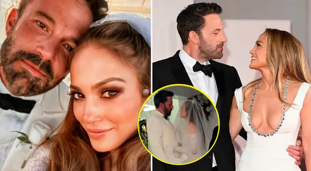 Jennifer López y Ben Affleck son esposos.