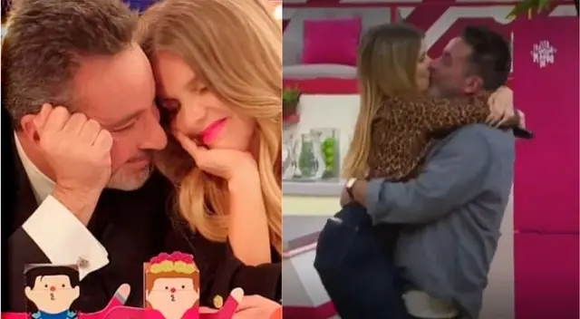 Johanna San Miguel besa a Carlos Carlín EN VIVO Johanna San Miguel besa a Carlos Carlín EN VIVO