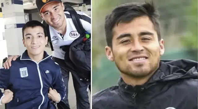 Rodrigo Cuba posa feliz junto a joven blanquiazul. Rodrigo Cuba posa feliz junto a joven blanquiazul.