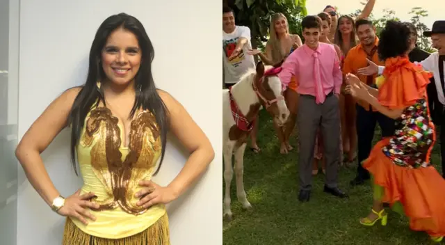 La cantante Giuliana Rengifo disfruta del éxito de su canción en Al fondo hay sitio.