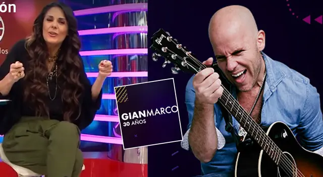 Rebeca Escribens no dudó en elogiar la trayectoria artística de GianMarco. Rebeca Escribens no dudó en elogiar la trayectoria artística de GianMarco.