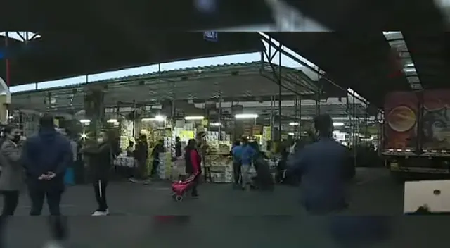 Mercado de Frutas de San Luis durante el paro de transportistas de carga