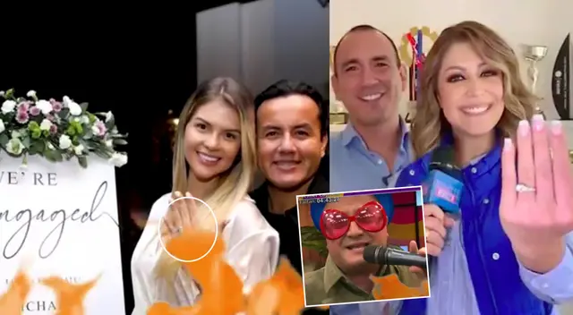 Brunella Horna tendría el mismo anillo que Karla Tarazona. Brunella Horna tendría el mismo anillo que Karla Tarazona.