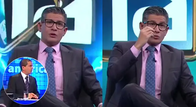 Erick Osores dejó un peculiar mensaje en la reciente emisión de Fútbol en América. Erick Osores dejó un peculiar mensaje en la reciente emisión de Fútbol en América.