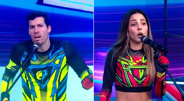 Luciana Fuster parcha a Patricio Parodi. Luciana Fuster parcha a Patricio Parodi.