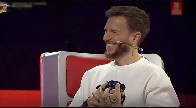 Noel Schajris se sorprendió con piropo de participante.