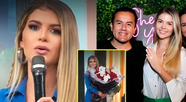 Brunella Horna se quiebra por sorpresa de Richard Acuña EN VIVO Brunella Horna se quiebra por sorpresa de Richard Acuña EN VIVO