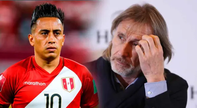 Ricardo Gareca y Christian Cueva.