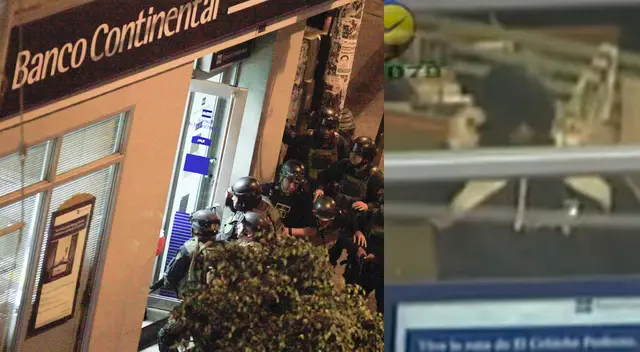 Asalto al banco BBVA