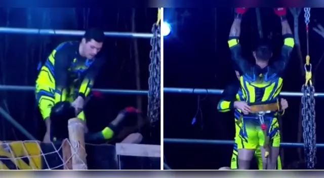 Hugo García muy cansado en la semifinal de EEG.