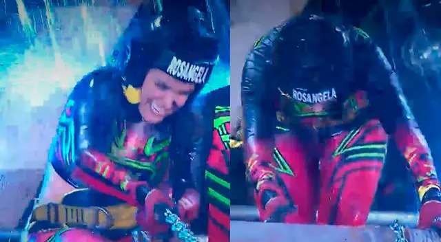 La chica reality Rosángela Espinoza entregó todo de sí para poder darle los 100 puntos a los 'Combatientes' en la semifinal. La chica reality Rosángela Espinoza entregó todo de sí para poder darle los 100 puntos a los 'Combatientes' en la semifinal.