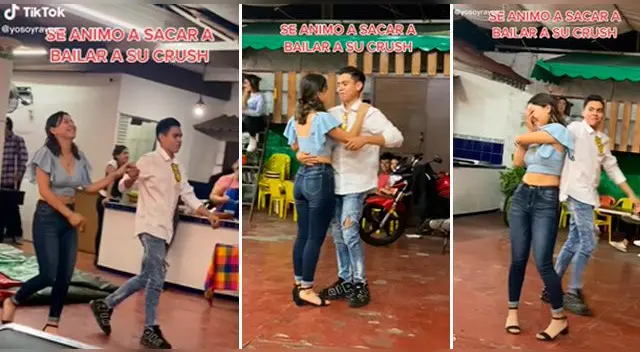 La escena se ha vuelto viral en las redes sociales.