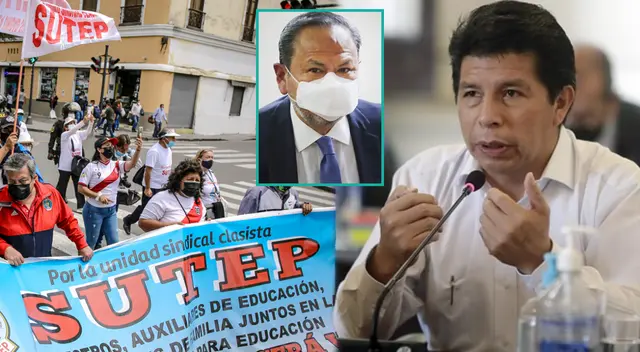 Sutep se reveló contra Pedro Castillo y le exigen que renuncie.
