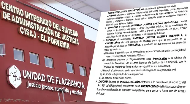 El Juzgado de Unidad de Flagrancia condenó a un sujeto por tenencia ilegal de armas El Juzgado de Unidad de Flagrancia condenó a un sujeto por tenencia ilegal de armas