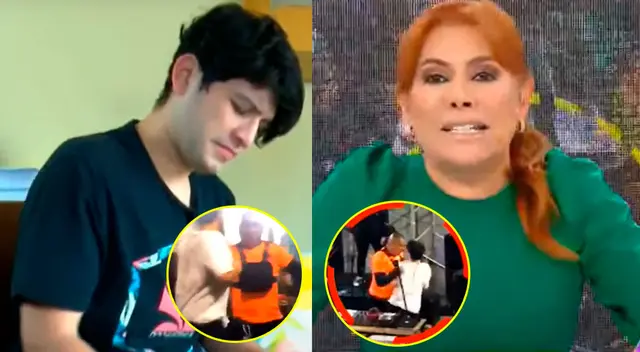 La conductora Magaly Medina señaló que tanto como la seguridad que empujó al joven como la orquesta Charanga Habanera tienen responsabilidad por la caída de joven. La conductora Magaly Medina señaló que tanto como la seguridad que empujó al joven como la orquesta Charanga Habanera tienen responsabilidad por la caída de joven.